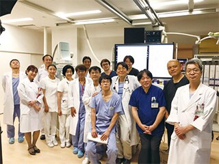 心臓血管センターの医療チームのみなさん。 心臓血管センターのみなさん